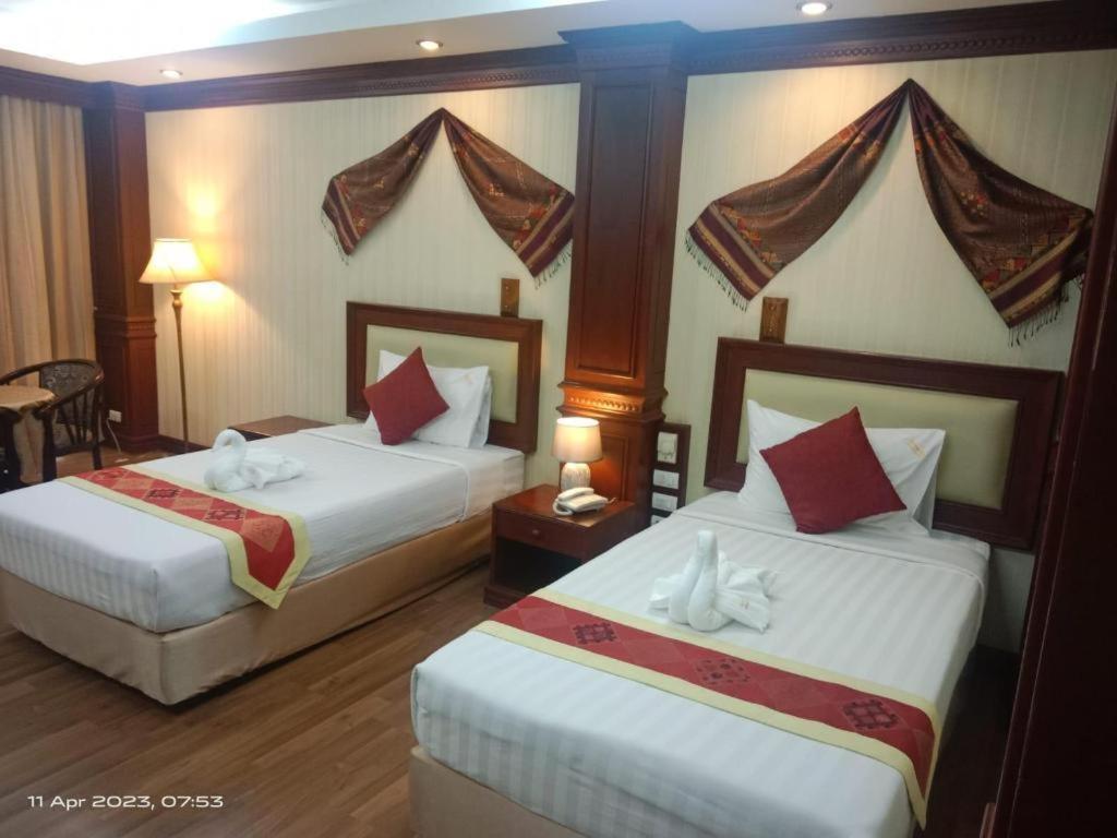 Leuxay Hotel Vientiane Exterior foto